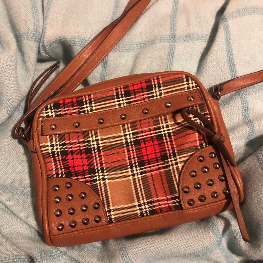 JESSICA SIMPSON Plaid Crossbody Purse